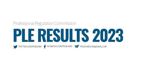 ple october 2023 result|R.